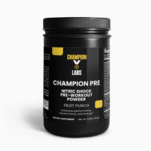 Load image into Gallery viewer, Champion Pre - Nitric Shock Pre-Workout Powder (Fruit Punch)