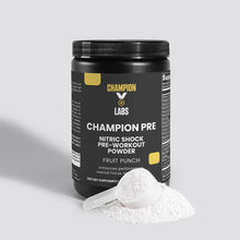 Load image into Gallery viewer, Champion Pre - Nitric Shock Pre-Workout Powder (Fruit Punch)