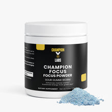 Load image into Gallery viewer, Champion Focus - Focus Powder (Sour Gummi Worm)