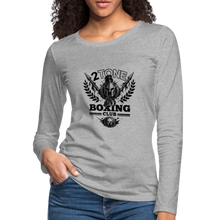 Load image into Gallery viewer, Spartan Logo Long Sleeve - heather gray