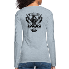 Load image into Gallery viewer, Boxing Babe Long Sleeve - heather ice blue