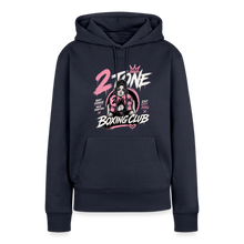 Load image into Gallery viewer, Women’s Premium Retro Hoodie + back - navy