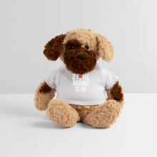 Load image into Gallery viewer, 2 Tone Boxing Club Plush Dog - white