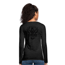 Load image into Gallery viewer, Boxing Babe Long Sleeve - charcoal grey