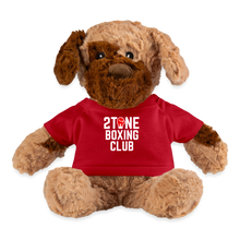 Load image into Gallery viewer, 2 Tone Boxing Club Plush Dog - red