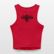 Load image into Gallery viewer, Slim Fit Rib Women's Tank Top - red