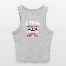 Load image into Gallery viewer, Slim Fit Rib Women's Tank Top - heather gray