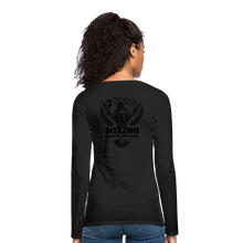 Load image into Gallery viewer, Boxing Babe Long Sleeve - black