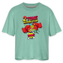 Load image into Gallery viewer, 2 Tone Bing Bang Boom Women's Boxy Tee - saltwater