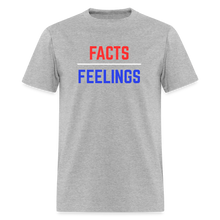 Load image into Gallery viewer, Facts Over Feeling T-Shirt - heather gray