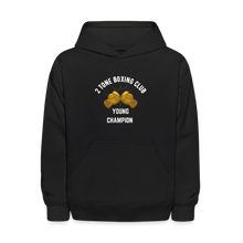 Load image into Gallery viewer, 2 Tone Young Champion Kids' Hoodie - black