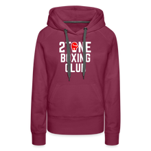 Load image into Gallery viewer, 2 tone Women’s Premium Hoodie - burgundy