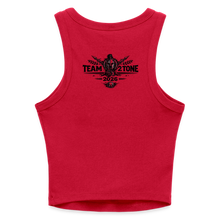 Load image into Gallery viewer, Slim Fit Rib Women's Tank Top - red