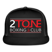Load image into Gallery viewer, 2 Tone Boxing Club Trucker Cap - black/black