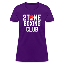 Load image into Gallery viewer, Women's 2 Tone Boxing Club T-Shirt - purple