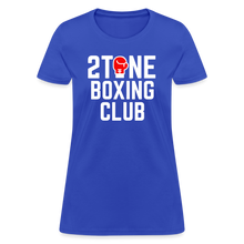 Load image into Gallery viewer, Women's 2 Tone Boxing Club T-Shirt - royal blue