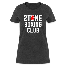Load image into Gallery viewer, Women's 2 Tone Boxing Club T-Shirt - heather black