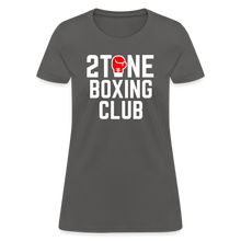 Load image into Gallery viewer, Women's 2 Tone Boxing Club T-Shirt - charcoal
