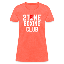 Load image into Gallery viewer, Women's 2 Tone Boxing Club T-Shirt - heather coral