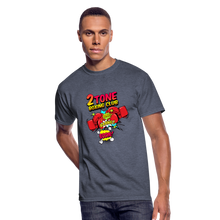Load image into Gallery viewer, 2 Tone Boxing Bing Bang Boom Men’s 50/50 T-Shirt - navy heather