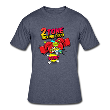 Load image into Gallery viewer, 2 Tone Boxing Bing Bang Boom Men’s 50/50 T-Shirt - navy heather