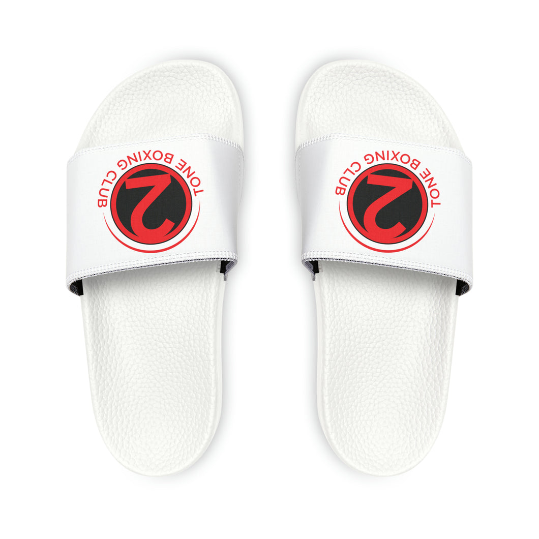 2 Tone Women's PU Slide Sandals