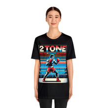 Load image into Gallery viewer, 2 Tone Unisex Punch Out Jersey Short Sleeve Tee

