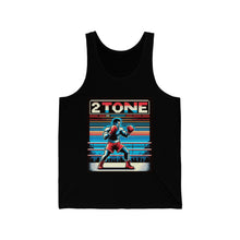 Load image into Gallery viewer, 2 Tone Unisex Punch Out Jersey Tank
