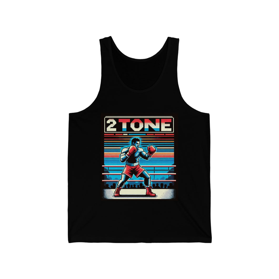 2 Tone Unisex Punch Out Jersey Tank