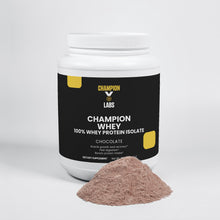 Load image into Gallery viewer, Champion Whey - 100% Whey Protein Isolate (Chocolate)
