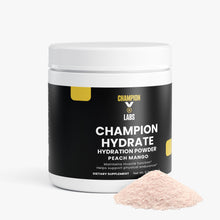 Load image into Gallery viewer, Champion Hydrate - Hydration Powder (Peach Mango)

