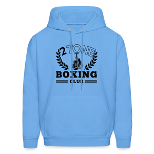 2 Tone Boxing Club Laurel Men's Hoodie - carolina blue