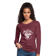 Load image into Gallery viewer, Boxing Babe Long Sleeve - heather burgundy
