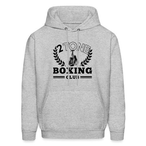 2 Tone Boxing Club Laurel Men's Hoodie - heather gray