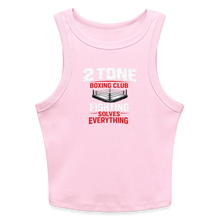 Load image into Gallery viewer, Slim Fit Rib Women's Tank Top - pink

