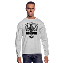 Load image into Gallery viewer, Spartan Logo Mens Long Sleeve - heather gray
