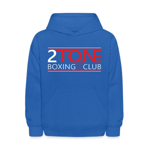 2 Tone Boxing Logo Kids' Hoodie - royal blue