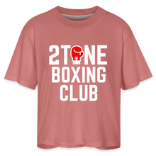 Load image into Gallery viewer, 2 Tone Boxing Club Women's Boxy Tee - mauve
