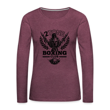 Load image into Gallery viewer, Spartan Logo Long Sleeve - heather burgundy
