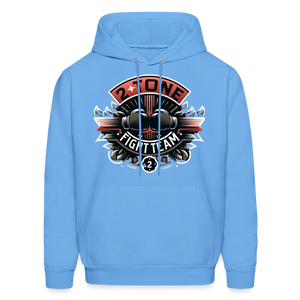 2 Tone Fight Team Men's Hoodie - carolina blue