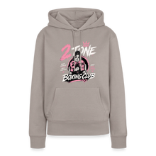 Load image into Gallery viewer, Women’s Premium Retro Hoodie + back - taupe
