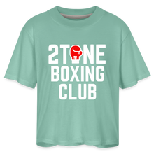Load image into Gallery viewer, 2 Tone Boxing Club Women's Boxy Tee - saltwater
