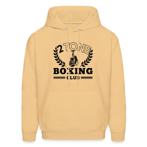 2 Tone Boxing Club Laurel Men's Hoodie - light gold 