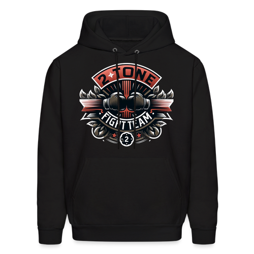 2 Tone Fight Team Men's Hoodie - black