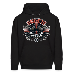 2 Tone Fight Team Men's Hoodie - black