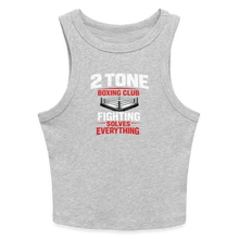 Load image into Gallery viewer, Slim Fit Rib Women's Tank Top - heather gray
