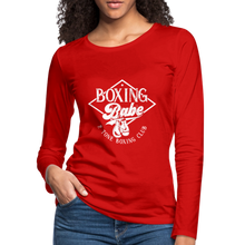 Load image into Gallery viewer, Boxing Babe Long Sleeve - red
