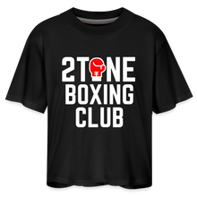 Load image into Gallery viewer, 2 Tone Boxing Club Women's Boxy Tee - black
