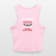Load image into Gallery viewer, Slim Fit Rib Women's Tank Top - pink
