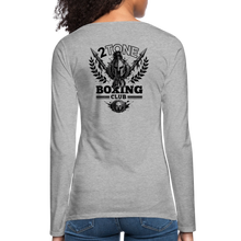 Load image into Gallery viewer, Boxing Babe Long Sleeve - heather gray
